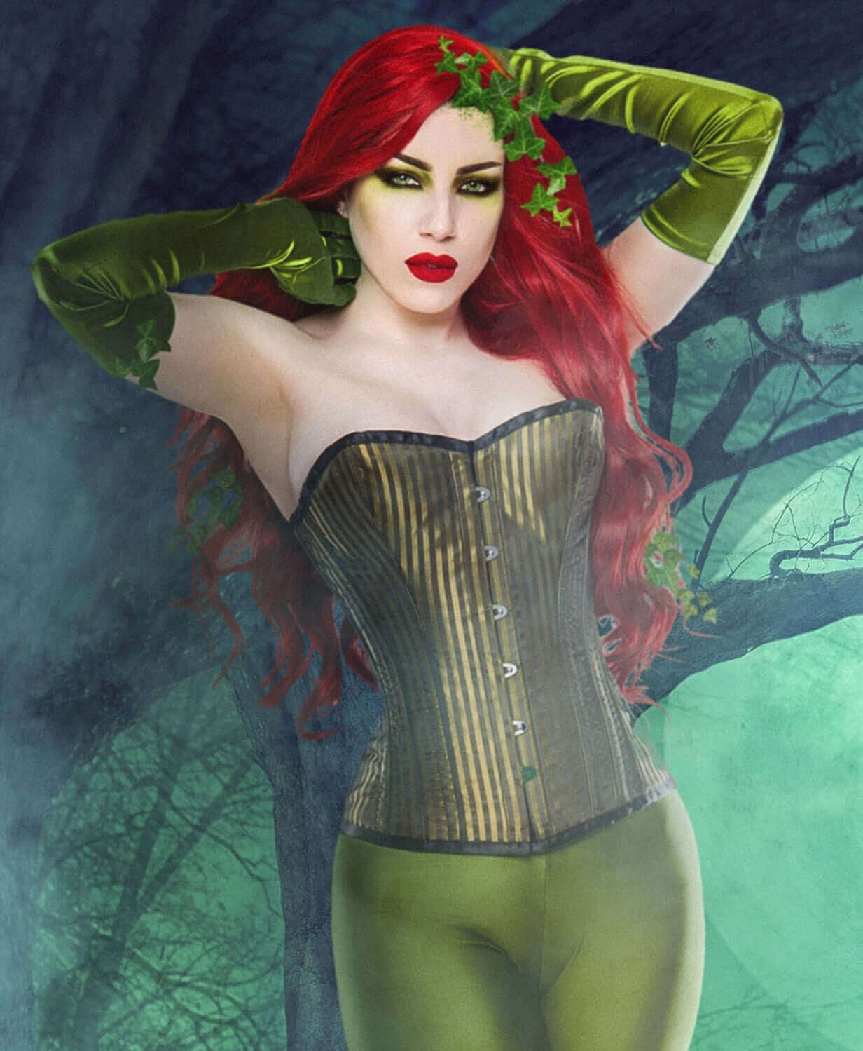 Traje Steampunk de Hiedra Venenosa